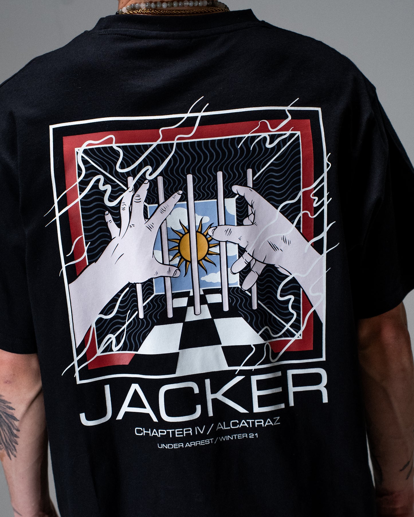 ALCATRAZ T-SHIRT BLACK