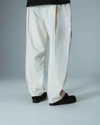 DOUBLE PLEAT PANT - BEIGE