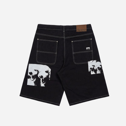 BAGGY SHORT POODLE PALS BLACK