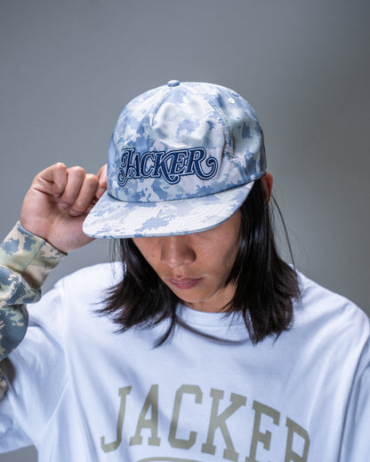 BIG LOGO SNAPBACK 5 PANEL CAMO