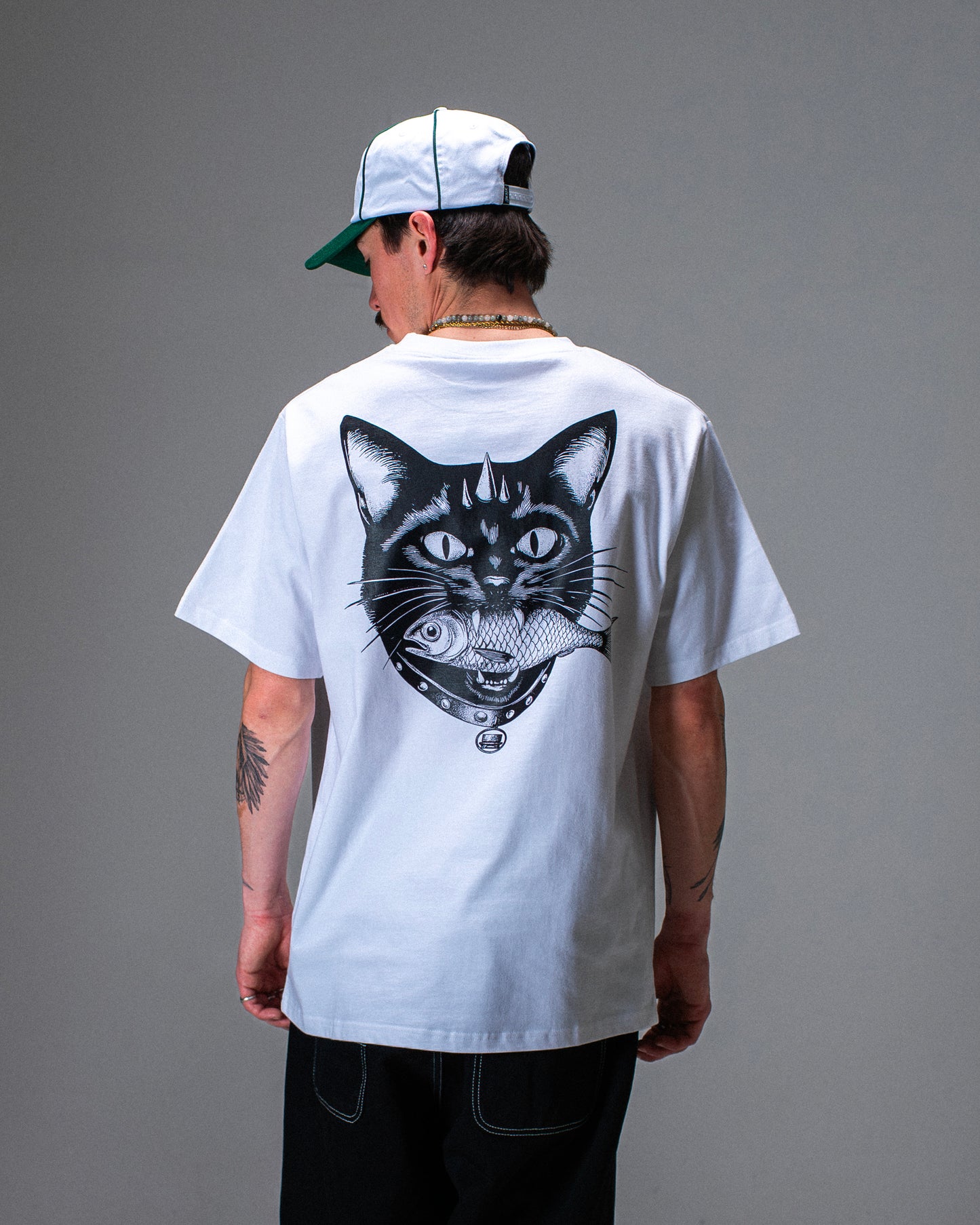 BLACK SARDINE T-SHIRT WHITE