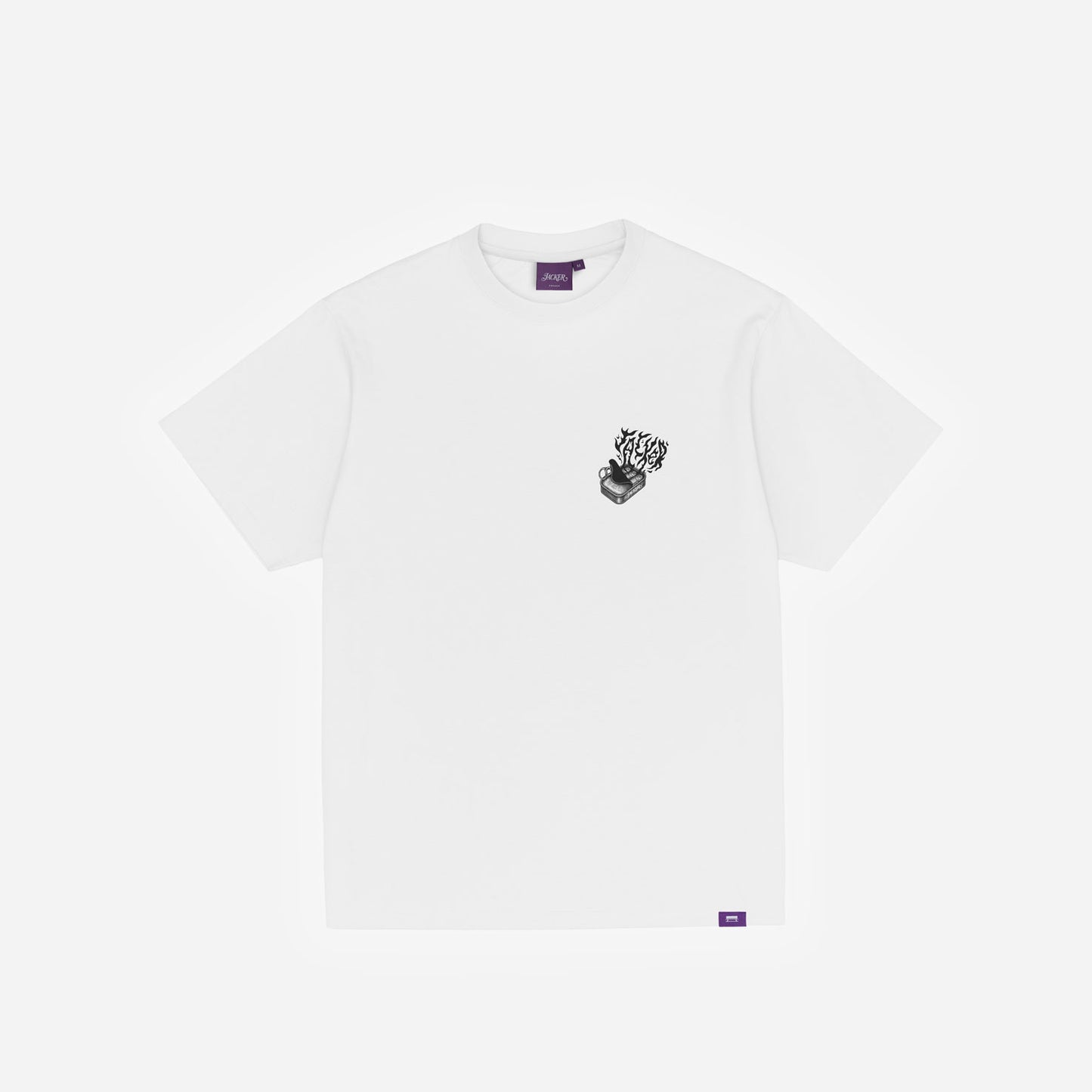 BLACK SARDINE T-SHIRT WHITE