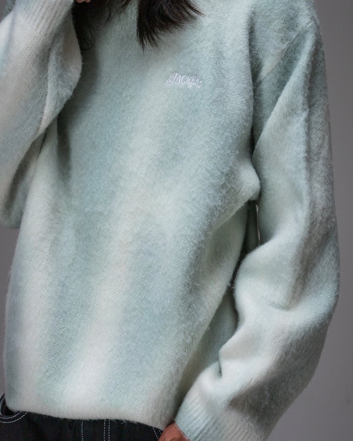 BLUR KNIT AOP