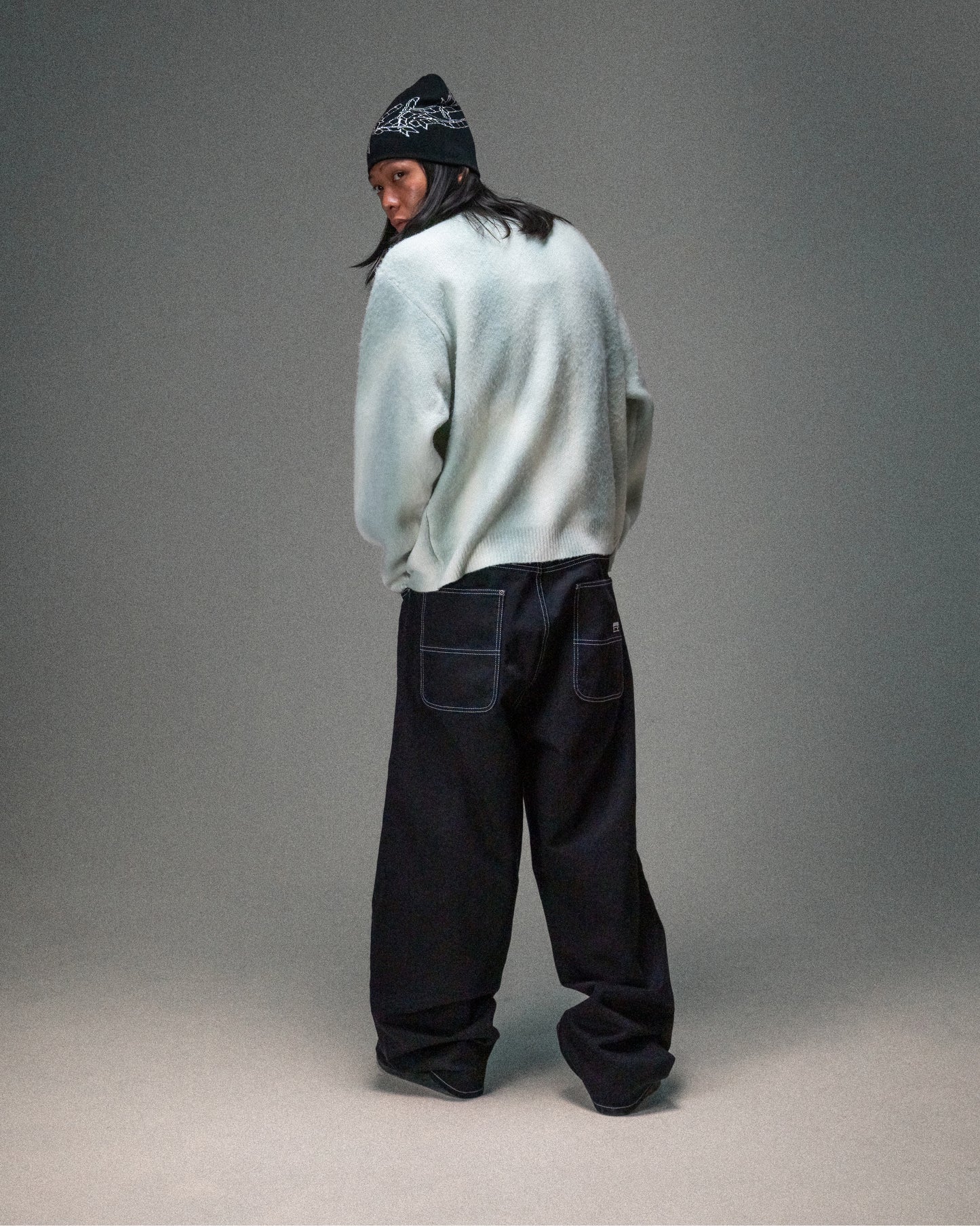 BLUR KNIT AOP