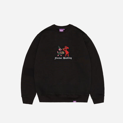 BON APPETIT CREWNECK - BLACK
