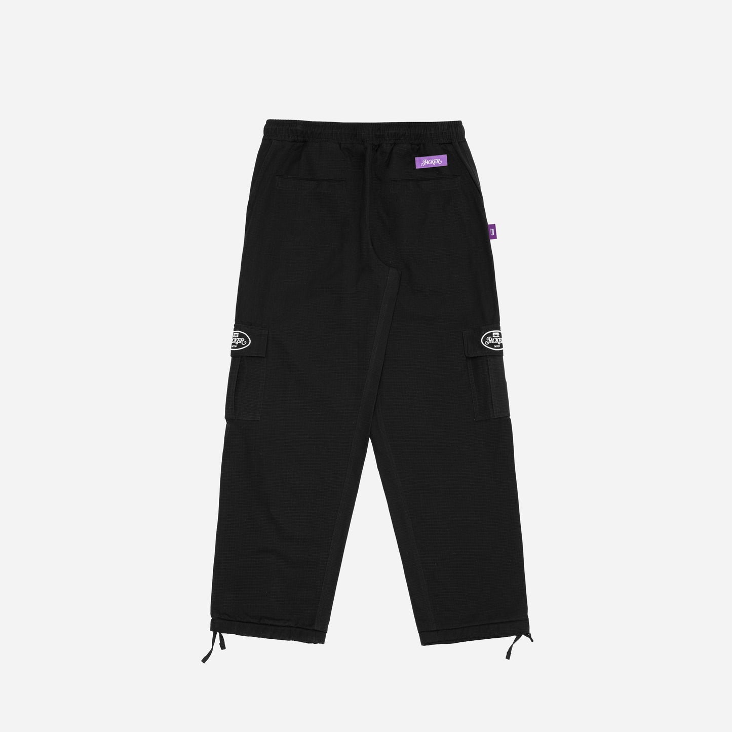STAMP RIPSTOP CARGO PANT - BLACK