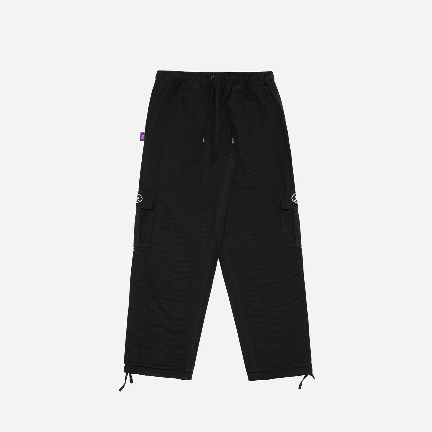 STAMP RIPSTOP CARGO PANT - BLACK