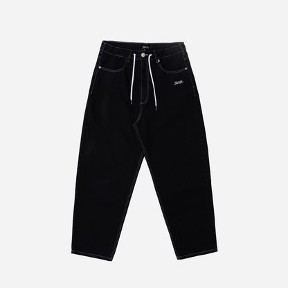 CLASSIC DENIM BAGGY PANT - BLACK