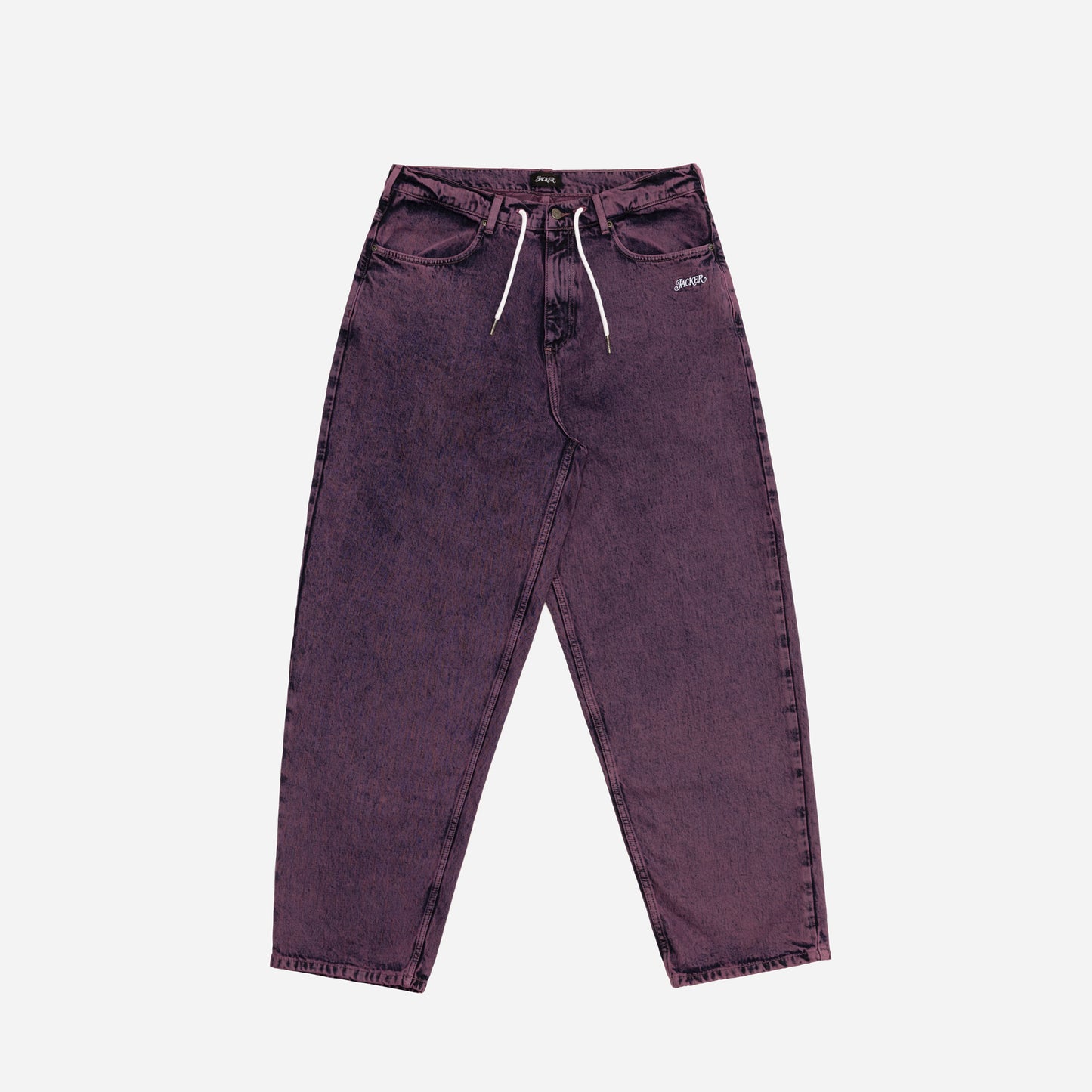 CLASSIC DENIM BAGGY PANT - PURPLE