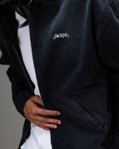 CLASSIC FACTORY DENIM JACKET WASHED BLACK