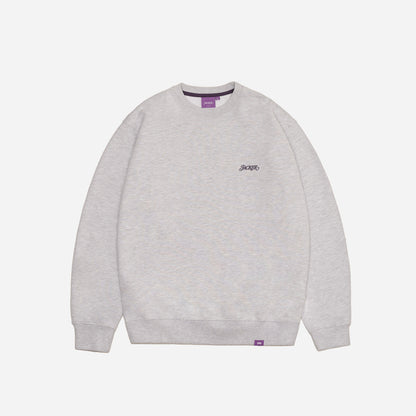 CLASSIC CREWNECK - GREY & PURPLE