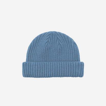 CLASSIC SHORT BEANIE - BLUE