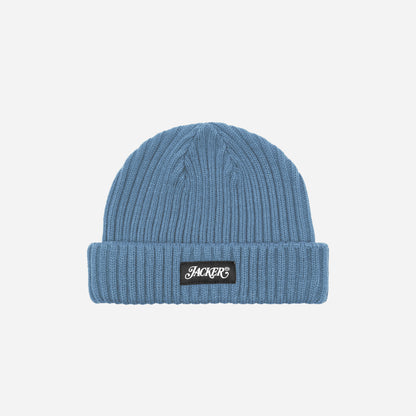 CLASSIC SHORT BEANIE - BLUE