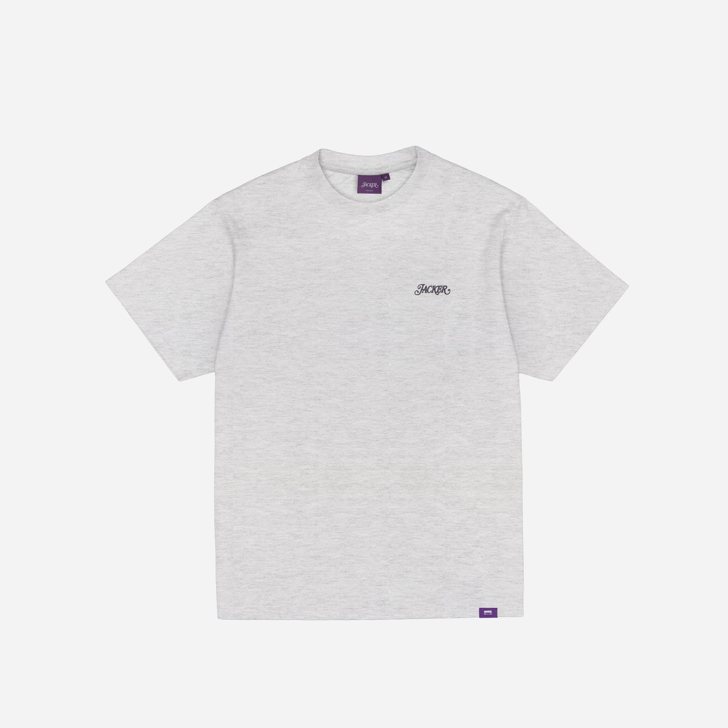 CLASSIC T-SHIRT - GREY & PURPLE