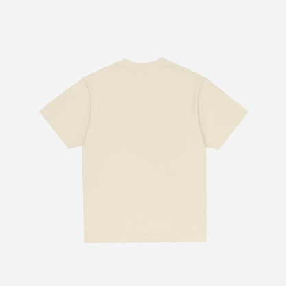 CLASSIC T-SHIRT - BEIGE & PURPLE
