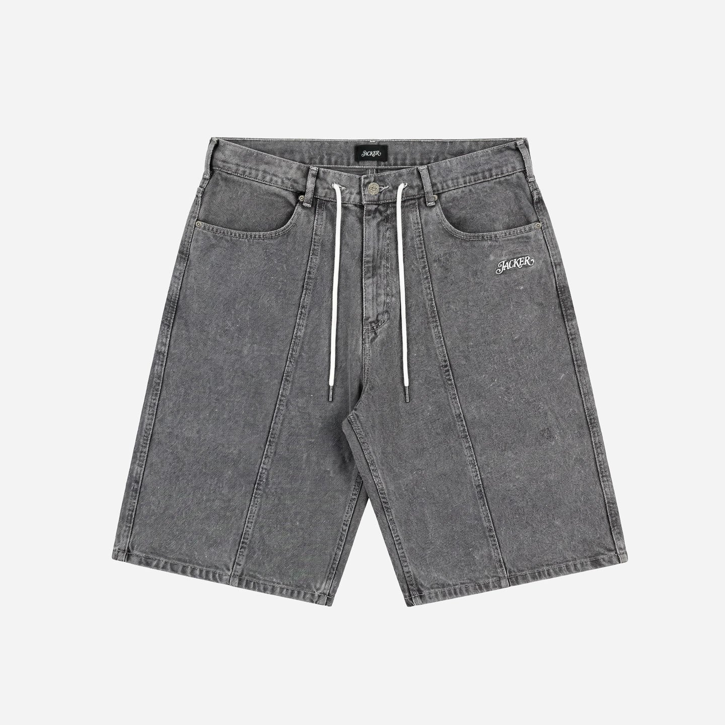 3 STRIPES BAGGY SHORT GREY
