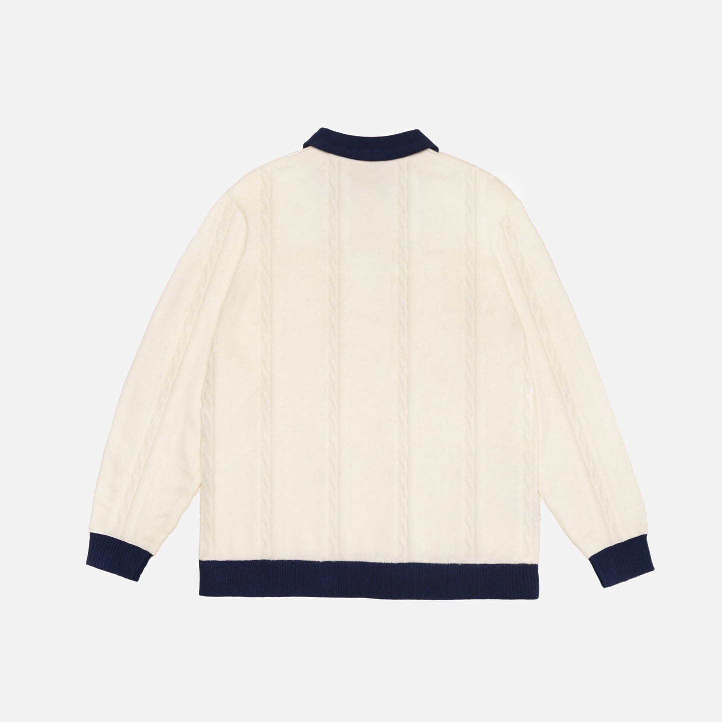 CLOSING TIME KNIT POLO - BEIGE