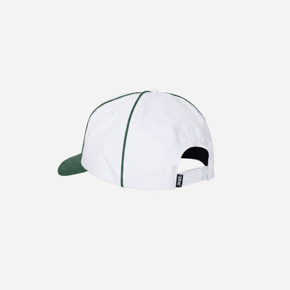 CLOVER SNAPBACK 5 PANEL WHITE & GREEN