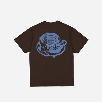 COFFEE TIME T-SHIRT BROWN