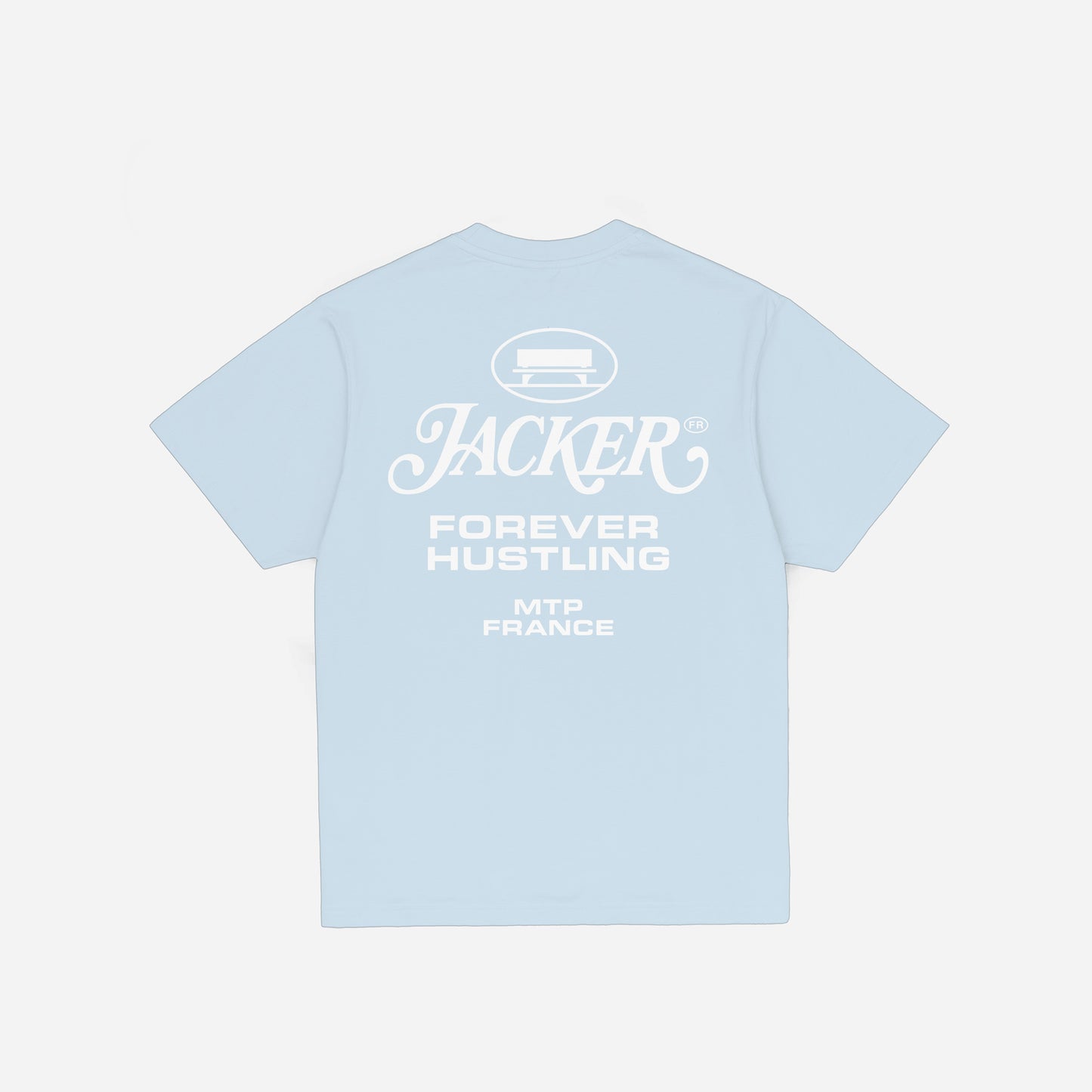 COLLECTIVE T-SHIRT - BLUE & WHITE