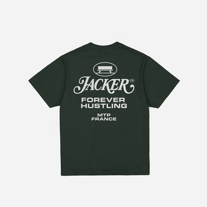 COLLECTIVE T-SHIRT - GREEN & WHITE