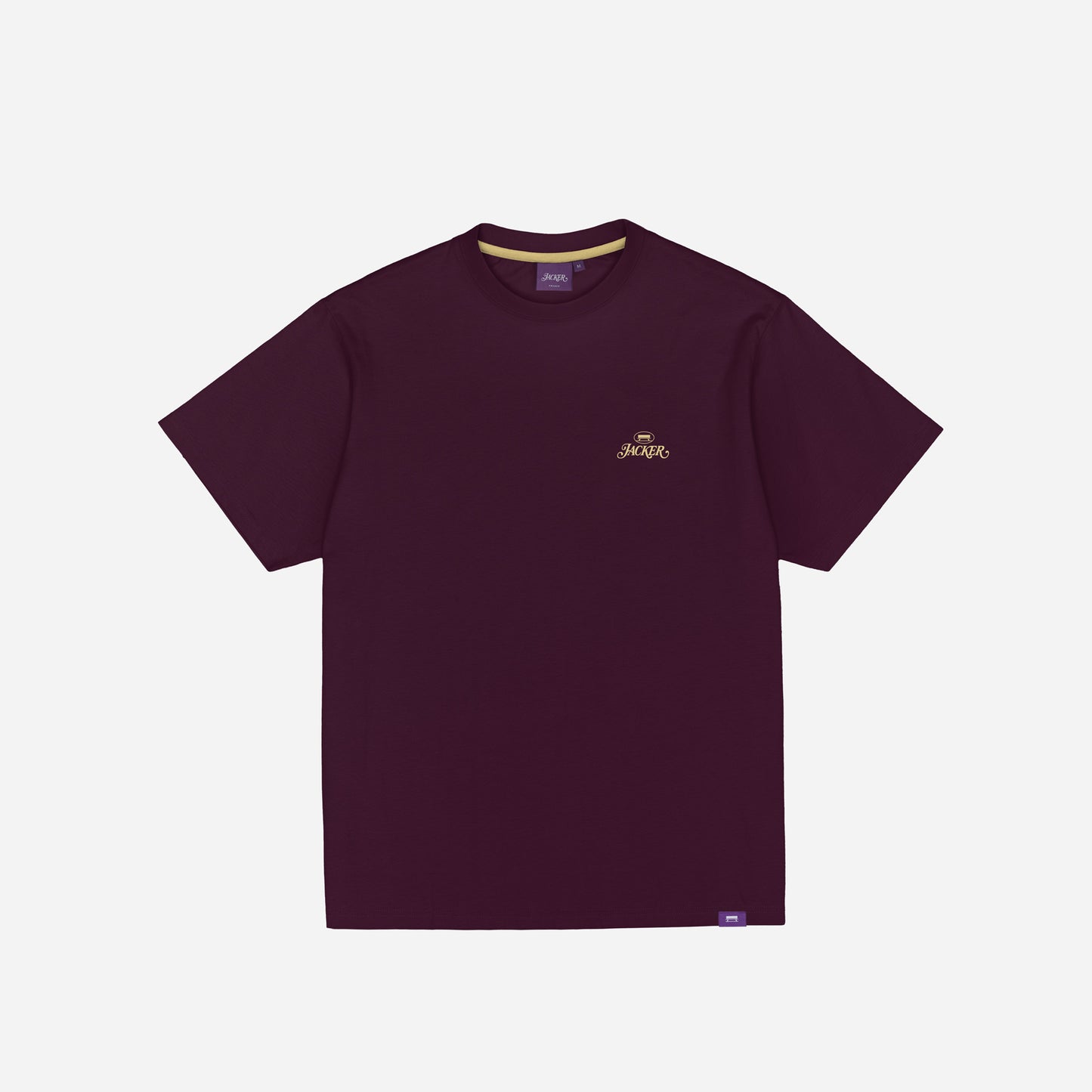 COLLECTIVE T-SHIRT - PURPLE & BEIGE