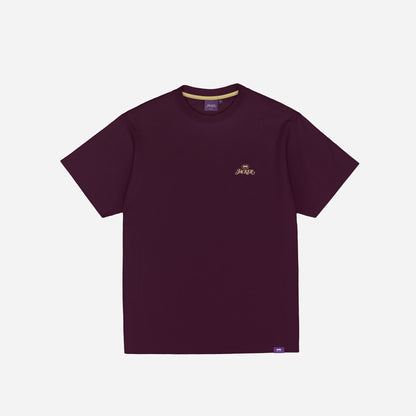 COLLECTIVE T-SHIRT - PURPLE & BEIGE