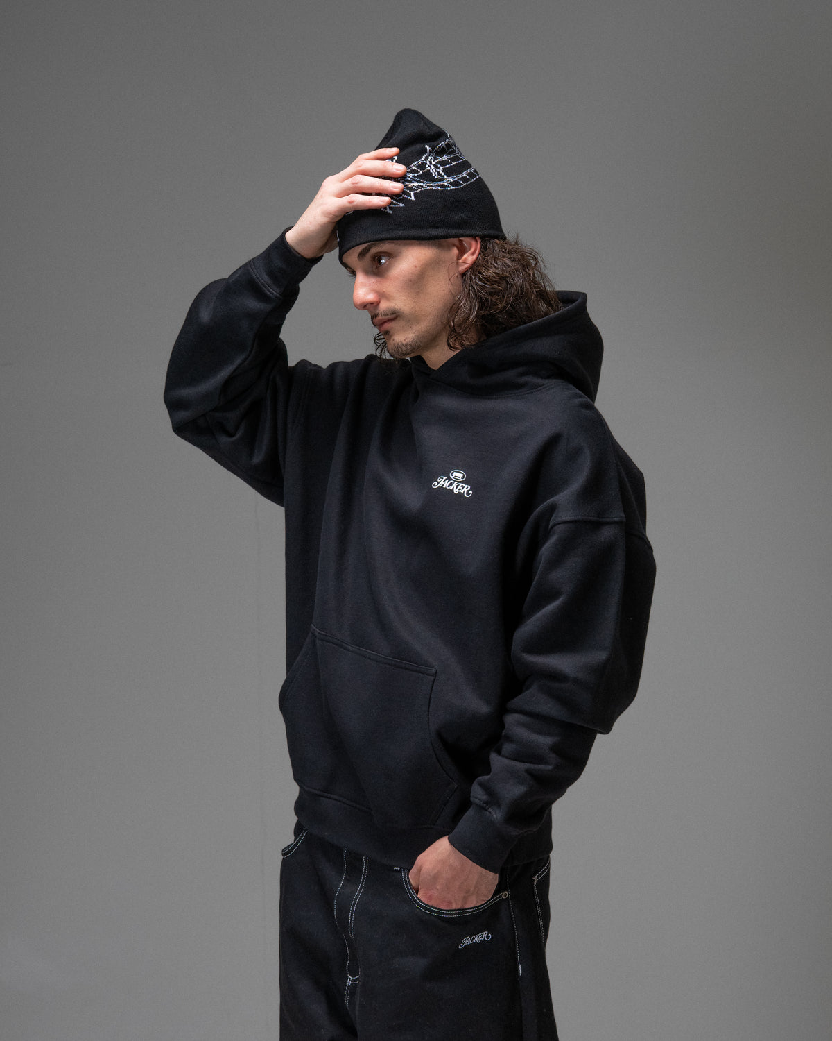 COLLECTIVE Kapuzenpullover SCHWARZ