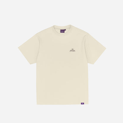 COLLECTIVE LOGO T-SHIRT BEIGE