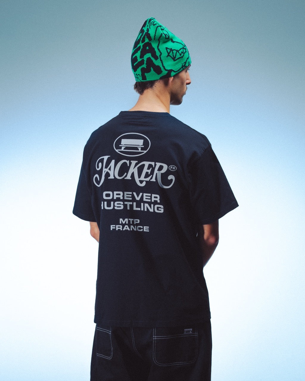 COLLECTIVE T-SHIRT - BLACK & BEIGE