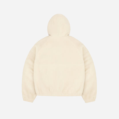 HOOD CORDUROY JACKET - BEIGE
