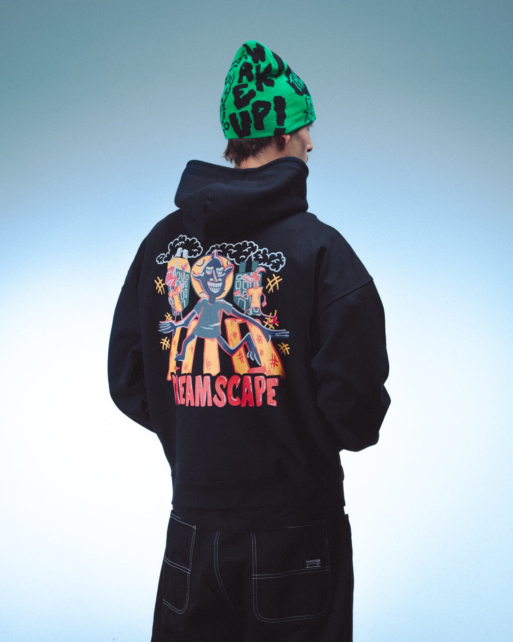 CORINTHIAN HOODIE - BLACK