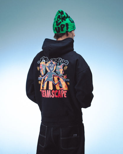 CORINTHIAN HOODIE - BLACK