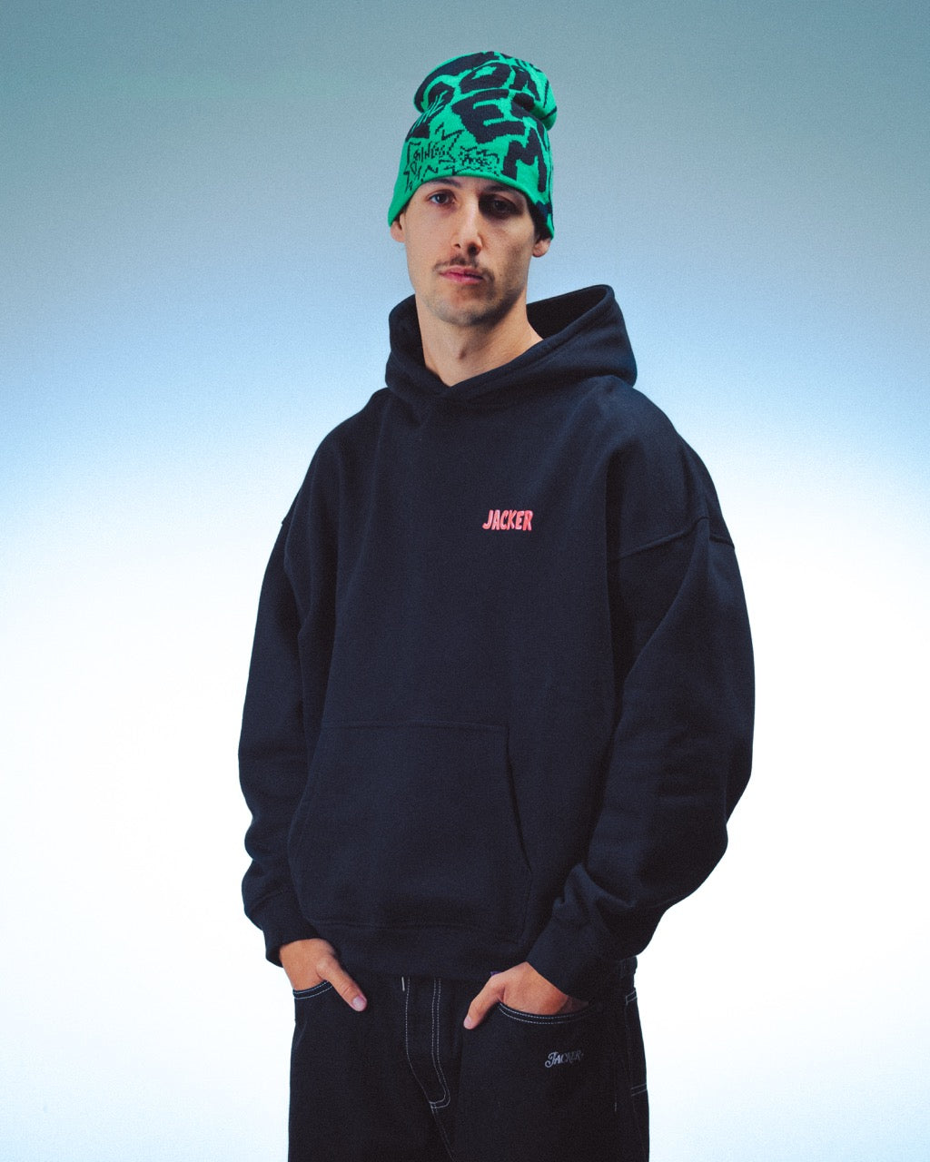 CORINTHIAN HOODIE - BLACK