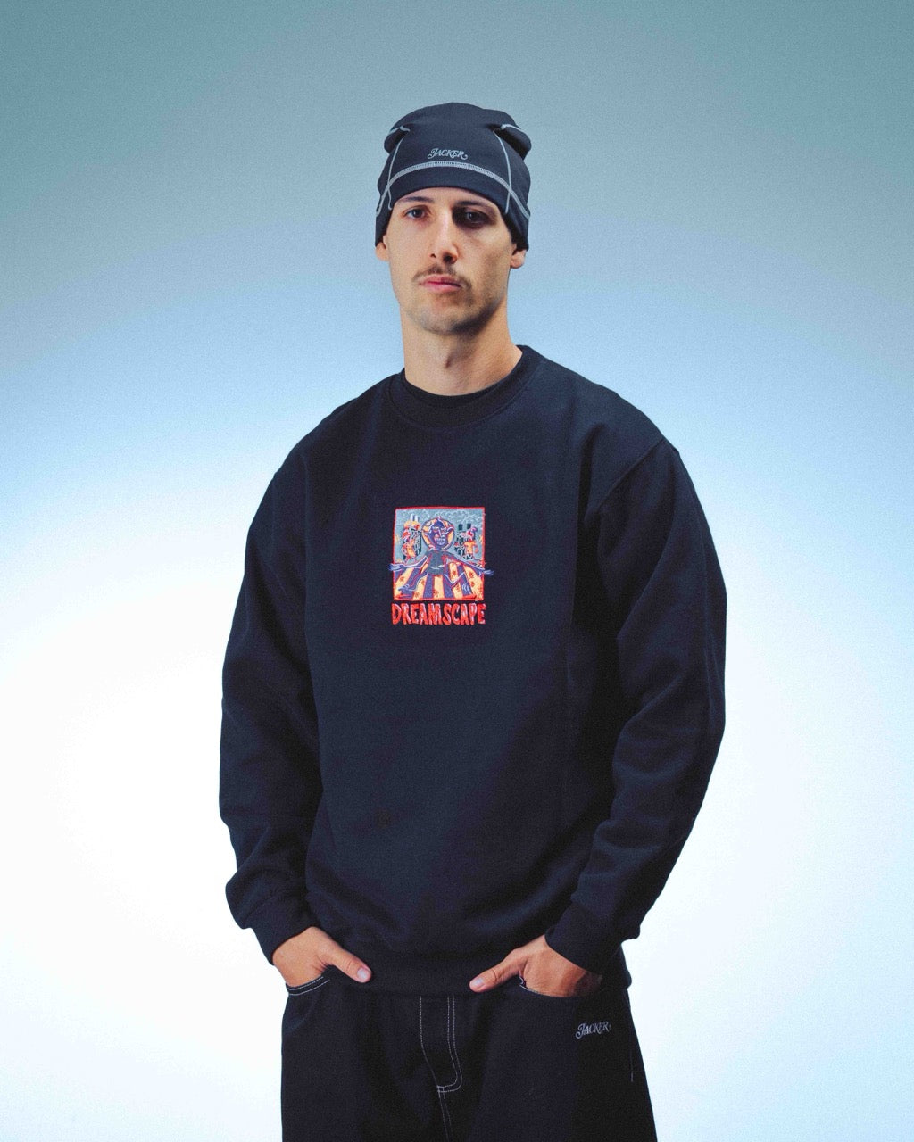 CORINTHIAN CREWNECK - BLACK