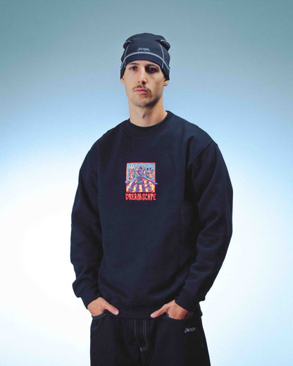 CORINTHIAN CREWNECK - BLACK