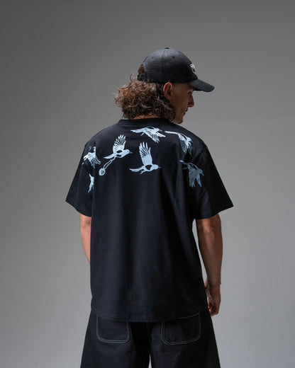 D.BIRDS COOPER T-SHIRT BLACK
