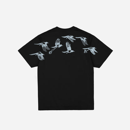 D.BIRDS COOPER T-SHIRT BLACK
