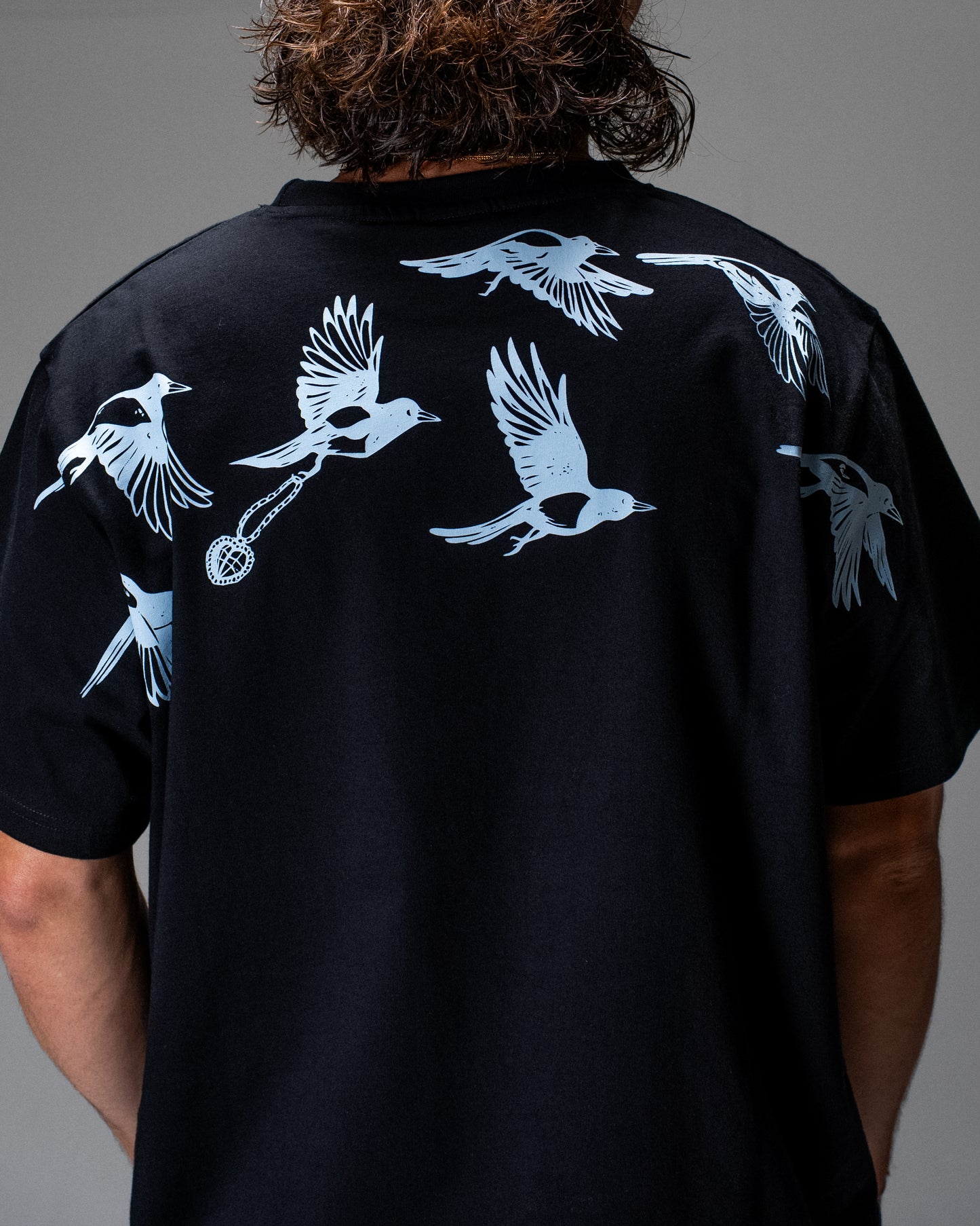 D.BIRDS COOPER T-SHIRT BLACK