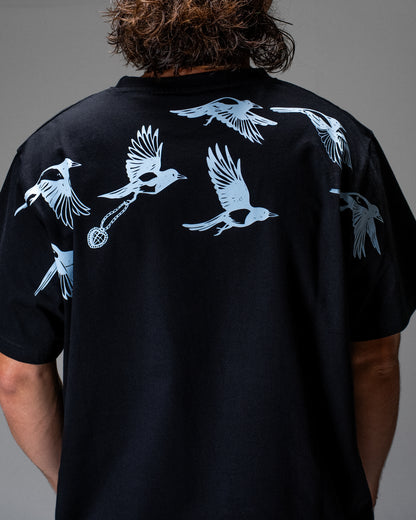 D.BIRDS COOPER T-SHIRT BLACK