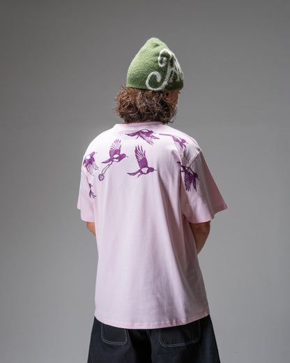 D.BIRDS COOPER T-SHIRT PINK