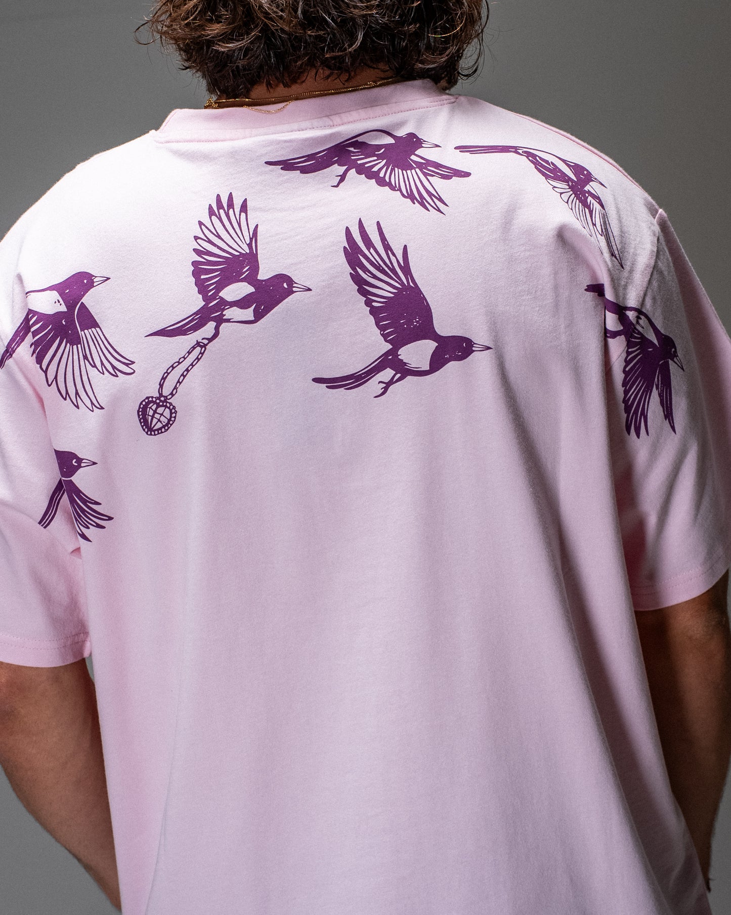 D.BIRDS COOPER T-SHIRT PINK