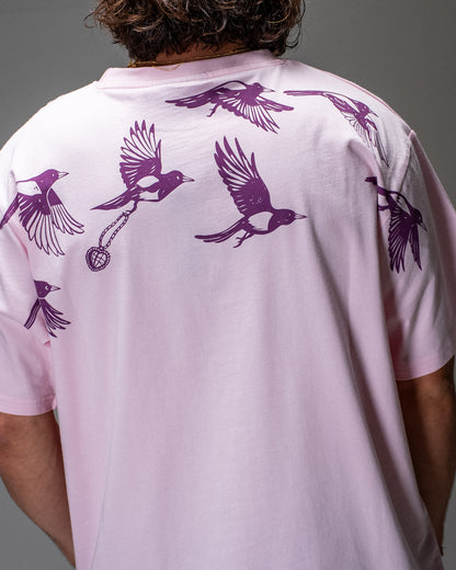 D.BIRDS COOPER T-SHIRT PINK