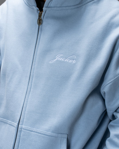D.BIRDS COOPER HOODIE ZIP BLUE