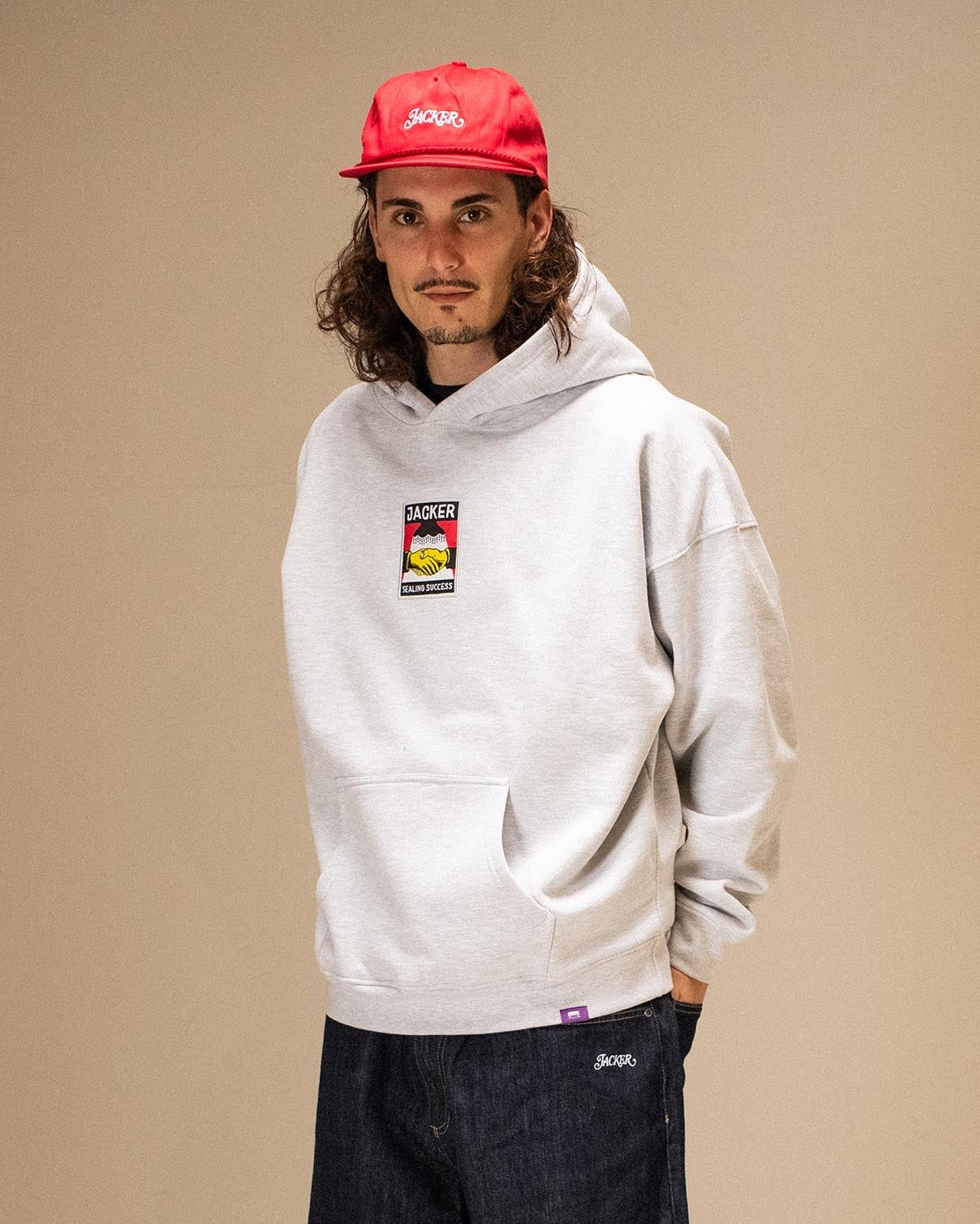 DEAL HOODIE HEATHER GREY