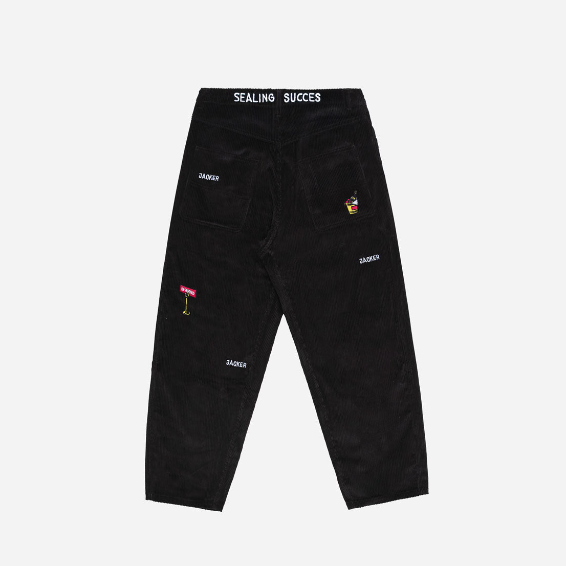 DEAL CORDUROY BAGGY - BLACK