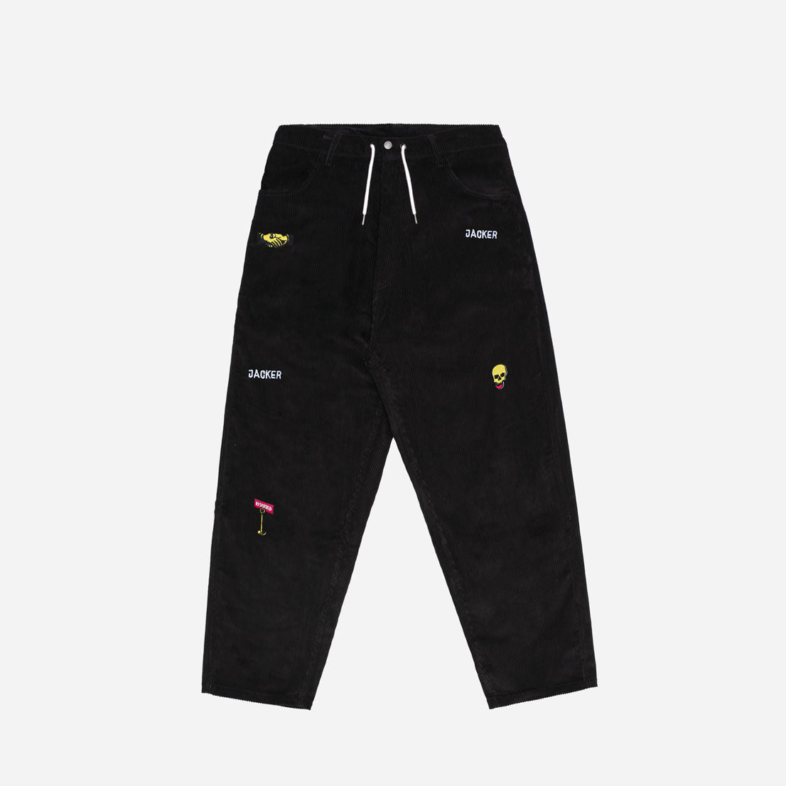 DEAL CORDUROY BAGGY - BLACK
