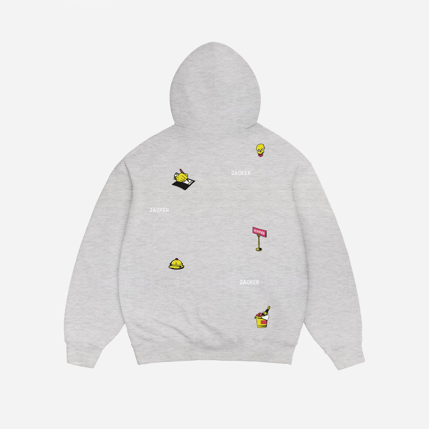 DEAL HOODIE HEATHER GREY