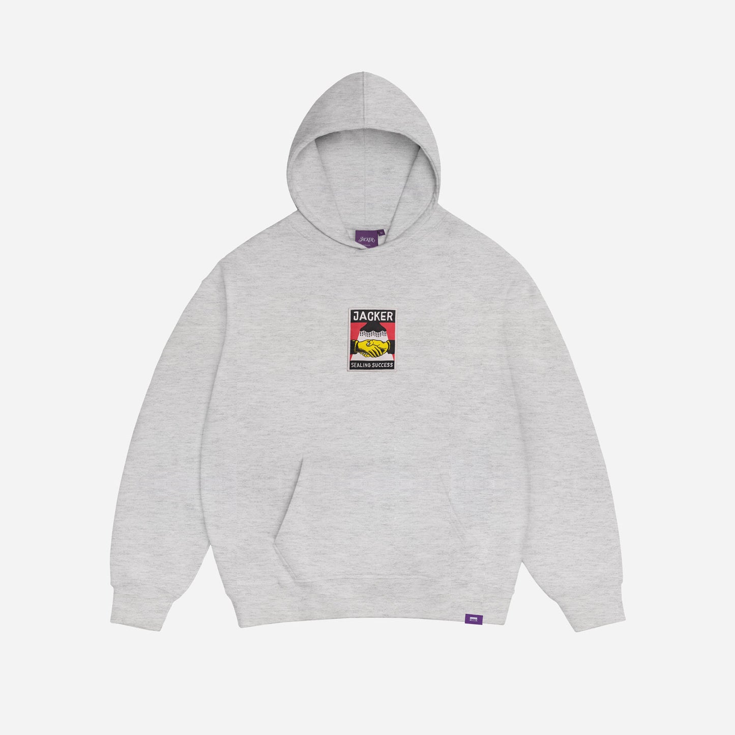 DEAL HOODIE HEATHER GREY