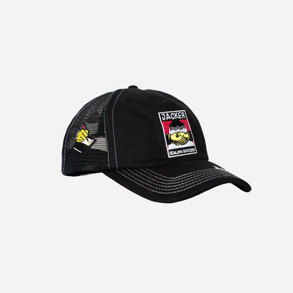 DEAL TRUCKER CAP - BLACK